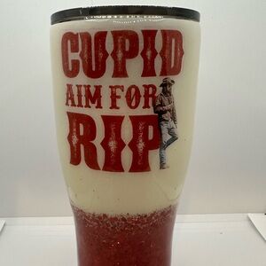 Custom Yellow Stone Rip Thermal Cup